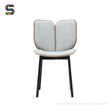 Modern Design Fabric Upholstery Seat and Back Chair